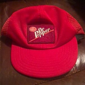 Vintage 1970s Dr. Pepper Trucker Hat